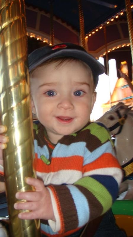 Trey on the Merry Go Round